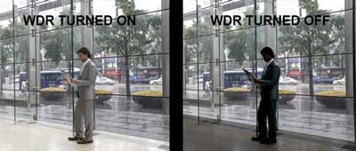 خاصیت WDR دوربین مداربسته خاصیت WDR دوربین مداربسته