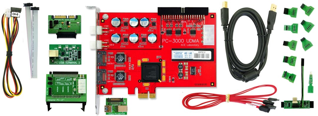 اجزای دستگاه PC3000