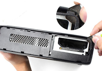 باز کردن پنل پایین xbox