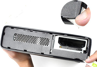 باز کردن پنل پایین xbox