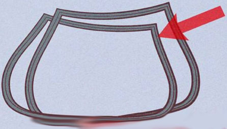 نوار دور درب یخچال